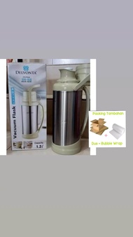 termos delvonta vacuum flask 2liter ORIGINAL tahan panas hingga 24 jam / thermos air panas dingin de