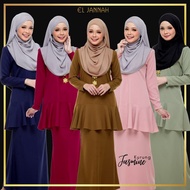 Jasmine Kurung Moden Rose Gold Mint Green Navy Golden Brown Maroon Magenta Kurung Moden Dewasa Plus Size