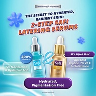 SAFI Youth Gold Premium Golden C Serum + Hydra Glow Glycerin & Hyaluronic Acid Oil-Free Serum / Yout