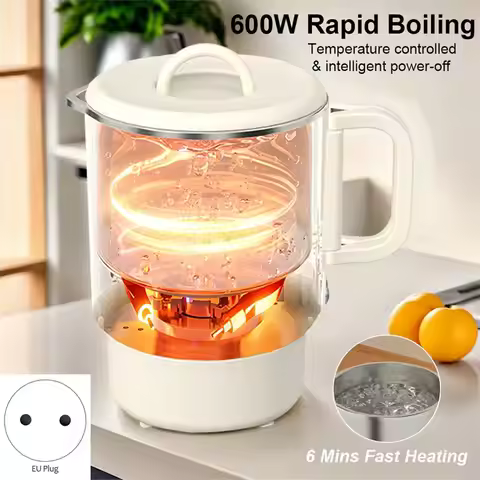 Folding Electric Kettle 1000ML Portable Water Heater Electric Kettle Home Kettle EU Plug