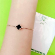 BRACELET BLACK VAN CLEEF WIRE MODELWanita 375 GRADE
