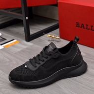 Original Bally 'Barry' Black  Casual Sneakers Shoes For Men