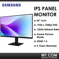 Samsung LS24F320GAEXXS 24" FHD 120Hz IPS Essential Monitor S3 S32GF With HDMI 1.4 Port, Game Picture