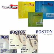 ORIGINAL POWERFLEX, BOSTON BOMEX PDX ELECTRICAL SOLID WIRE 75 METERS PER BOX