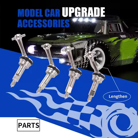 fitting 4Pcs Metal Extended Drive Shaft CVD Universal Joint for 284131 K969 K989 K999 P929 1/28 RC C