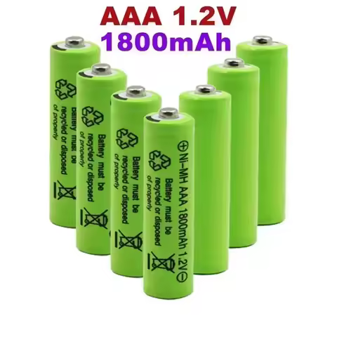 1~96PCS AAA 1800mAh Ni-MH Rechargeable Battery 1.2V High Quality Original 3A Charging Rate Pack of 1