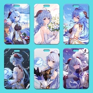 J0yf Yuanshen Ganyu Luggage Tag Boarding Pass Consignment Pass Bank Card Holder Bus Card Holder Subw