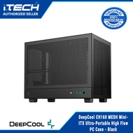 DeepCool CH160 MESH Mini-ITX Ultra-Portable High Flow PC Case - Black