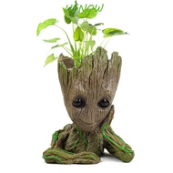 USNOW Groot Flower Pot High Quality Multifunctional Garden Planter Pen Pot Tree Man Groot Model Toys