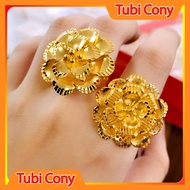 Nhẫn Nữ Cưới - Nhẫn nữ mạ vàng 24k Mẫu 08.200223 - Chất Liệu Bên Trong Lõi Không Đen - Dùng Đi Tiệc