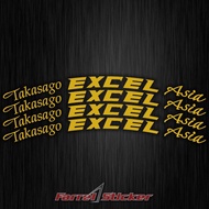 TAKASAGO EXCEL ASIA RIM STICKER