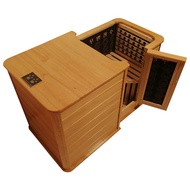 Household Far Infrared Foot Bath Barrel Bust Sauna Box Sweat Steaming Box Heating Wooden Barrel Whol