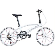 X6 Foldable Bicycle Shimano 7 Speed 20/22 Inch Aluminum Alloy Frame Folding Bike Adult Students Commuter Bike