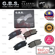 Mitsubishi Pajero V21/V24, Delica PD4W 2.4, L400 PB5V 2.5 GBS (REAR) Brake Pad (6054)