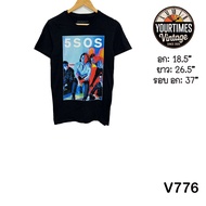 Children's T-Shirt Second Hand Selected Grade 5SOS Band Shirt
