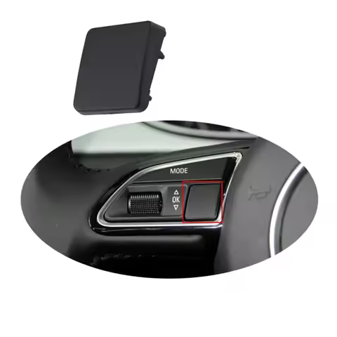 Car Multi Function Steering Wheel Switch Button Cover Decorative Cap Trim 4L0951523E For Audi A4 B8 