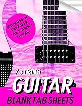 7 String Guitar Tablature Book: 100 Blank Tablature Pages for 7-String Guitarists | Clean, Easy-to-U