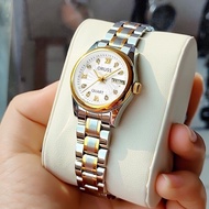 【Must-Have Gadgets】 Swiss automatic mechanical watch fashion trend waterproof luminous tungsten steel belt female watch wild ladies watch
