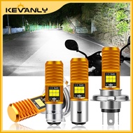 KEVANLY 1pcs H4 BA20D T19 P15D H6M 6000K LED Motorcycle Headlight Bulb Super Bright 12V Motorbike Ac