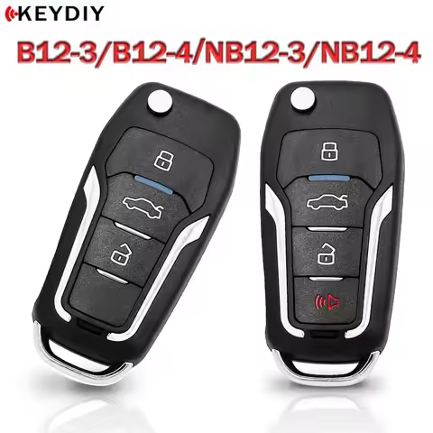 3PCS KEYDIY KD B12-3 /4 /NB12-3/4 For KD900/KD-X2/KDMINI Key Programmer B Series Remote Car Keys