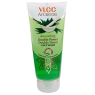 VLCC Ayurveda Double Power Double Neem Face Wash, 100ml- Skin Purifying