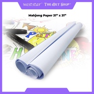 [WESTSTAR] Mahjong Paper / Multipurpose White Mahjong Paper 31" x 31" 50gm