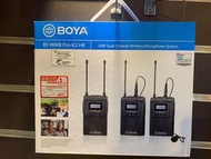 (全新行貨 門市現貨) BOYA BY-WM8 PRO K2 HK UHF雙通道無線收音系統