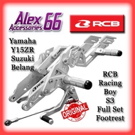 RCB Racing Boy S3 Footrest Full Set- Y15ZR, Belang