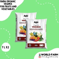 Baba Organic Vegimix Potting Soil Mix Potted Plants Veggie Flowers Vegetables Fruits (7L)