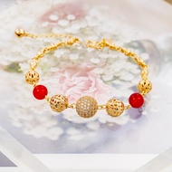 Hyl Jewelry 380B Couple Gelang Titanium Wanita Bangle Bracelet Terbaru Anti Karat Dan Keroncong Lili