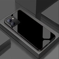 Ốp Lưng cho VIVO Y36 Mặt kính cường lực cao cấp Họa tiết RỒNG VÀNG