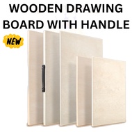 A1/A2 Size Wooden Drawing Board Art Sketch Board with Handle/ Techical Drawing/ Sketching