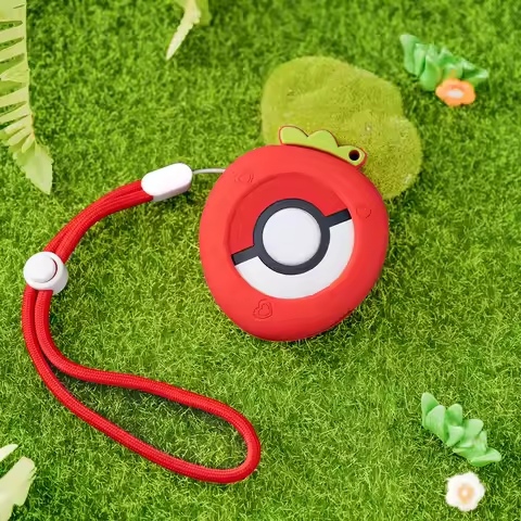 Nintendo Pokemon Protective Case Pokeball GO PLUS+ Protective Case Anime Pikachu Silicone Protection