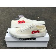 CONVERSE CDG PLAY LOW WHITE SHOES