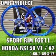 RS150 SPORT RIM FG 511 MAGIC BOY (1.60/1.85X17)(FREE KEPALA TUBE) RS150 V1/V2 / RSX150 FG511 SPORT R