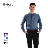 Byford Kemeja Lelaki | Byford Tailored Fit Bamboo Long Sleeve Shirt - 3525016A