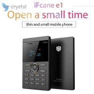 ♛Crystal♛iFcane E1 Unlocked Ultrathin Pocket Phone SIM Card
