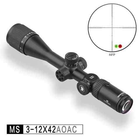 Discovery MS 3-12x42AOAC Hunting Spring Riflescope Optical Shockproof Scope Green Red Illuminated Gl