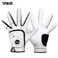 PGM Men Golf Gloves Full Kid Cape Genuine Leather Sport Hand Glove Wear Single Left Right Handed Bre