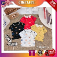 BAJUKID Kids Boy Tshirt Baju Budak Lelaki Berkolar 1th-5th