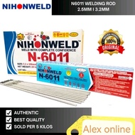 Per kilo nihonwelded welding rod: N6011 (1/8"-3.2mm/3/32"-2.5mm) special N6013 2.5mm