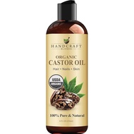 Handcraft Blends Organic Castor Oil 236ml Pressed & Hexane-Free