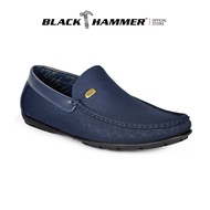Black Hammer Men Causal Shoe Slip On Moccasin HTAC1020WK