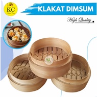 Klakat Dimsum Wadah Dimsum Bambu Tempat Kukus Dimsum Bambu Tatakan Dimsum Siomay Bakpao Wadah Tempat
