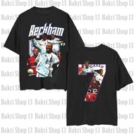 เสื้อยืด ลายทีมฟุตบอล Manchester United David BECKHAM BECKHAM สําหรับผู้ชาย และผู้หญิง เสื้อยืดพิมพ์