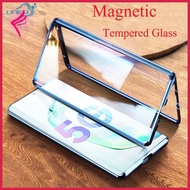 Metal magnet 2-sided tempered glass phone case for OPPO Reno 2Z 2F 3 4 5 A15 A15S F9 F9Pro F11