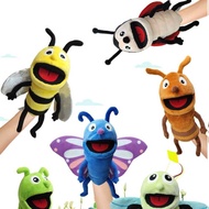 FRANCESCO Animal Insect Hand Puppet, Sensory Toys Plush Bees Plush Dragonflies Hand Puppet, Ladybugs Dragonflies Role-Playing Hand Finger Story Puppet Kindergarten