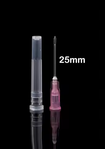 Disposable Filler Needle Superfine Painless 18g 20g 21g 23g 24g 25g 26g 27g 29g 30g/25mm Small Needl