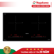 Bếp điện từ cao cấp Nagakawa NK2C08MS chương trình cài đặt sẵn mặt kính Schott Ceran công nghệ inver