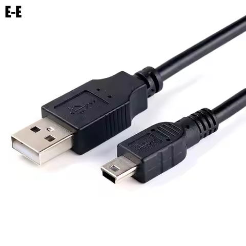 0.8m USB Type A To Mini USB Data Sync Cable 5 Pin B Male To Male Charge Charging Cord Line for Camer